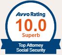 Avvo Rating | 10.0 Superb | Top Attorney Social Security